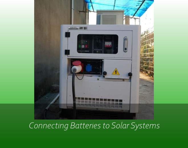 Connecting Batteries to Solar Systems